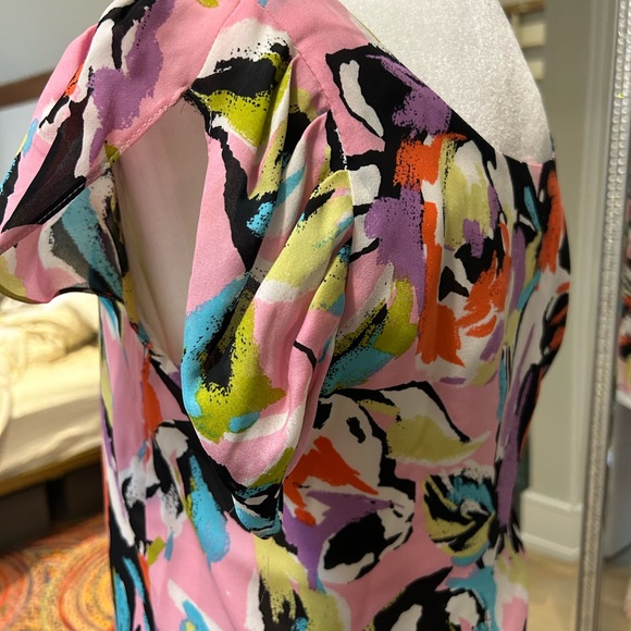 Corey Lyn Calter fully lined, silk floral shirt. - Picture 4 of 11